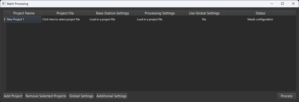 Pcmp File Default Batch Processing - RESEPI