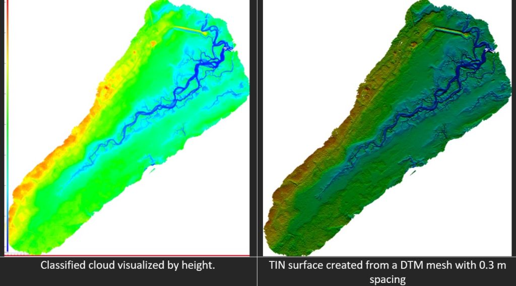 Digital terrain models.