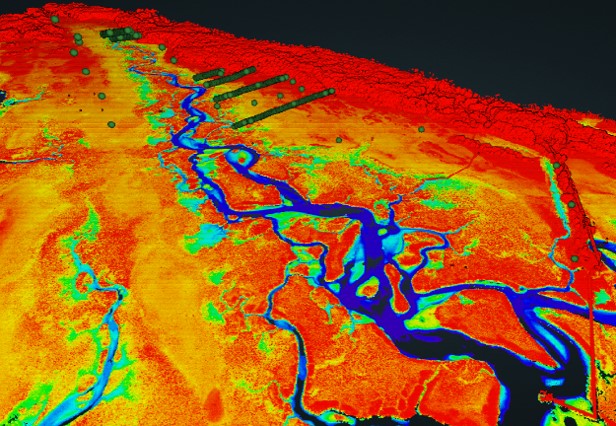 Crab point cloud Haul Creek obtained with RESEPI XT-32.