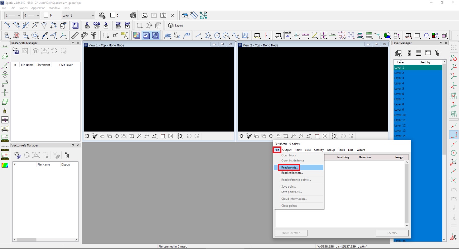 Figure 1. Open data file.