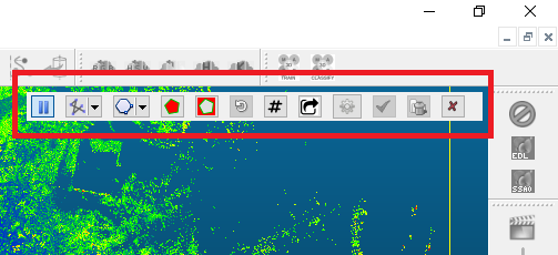 Figure 6. "Segment" tool panel.