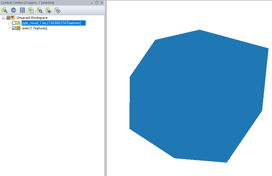 Figure 6. Shape of the selected area.