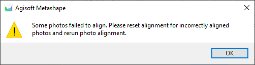 Figure 7. Informational warning.