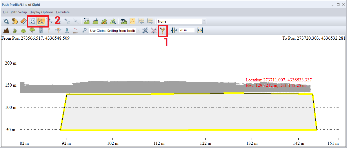 Figure 15. Selecting an area.