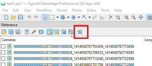 Figure 16. Reference Settings.