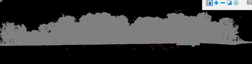 Figure 17. The noise is classified as a “Low Point”.