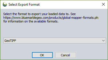 Figure 23. Selecting a file format.