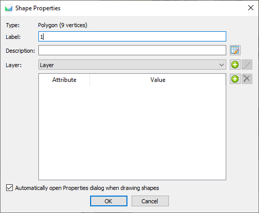 Figure 28. Shape Properties.