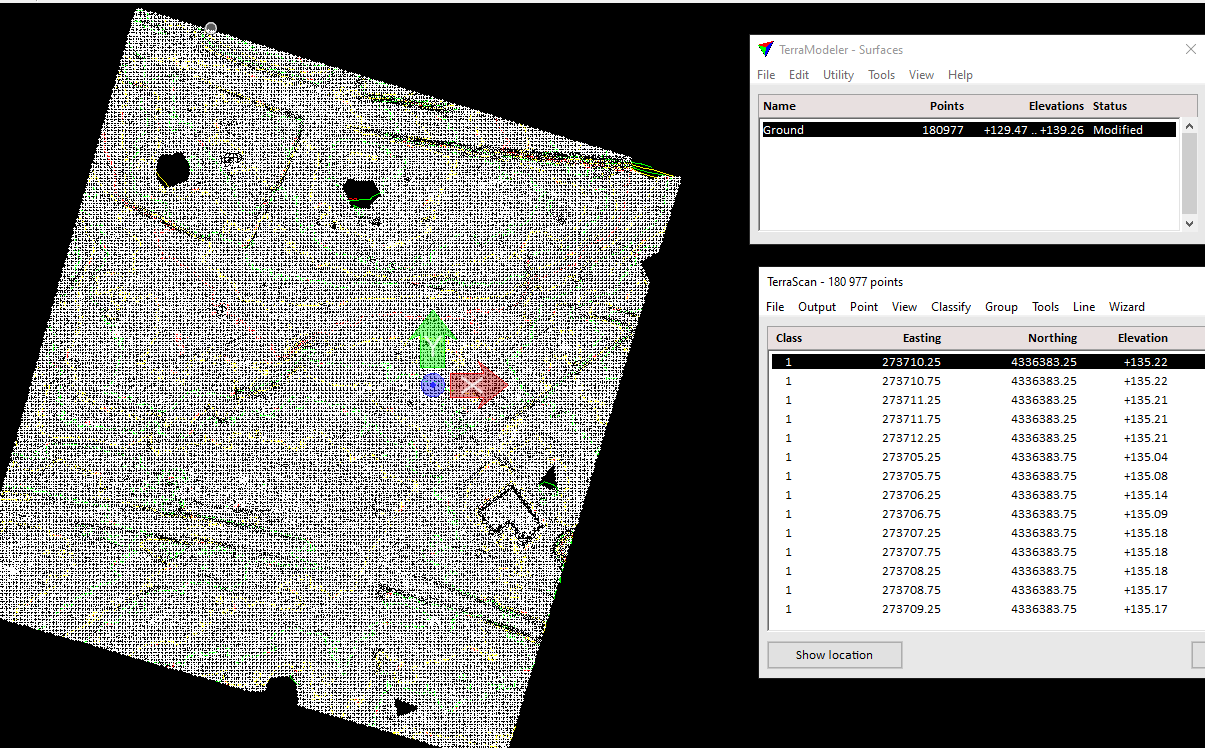 Figure 45. Created contours.