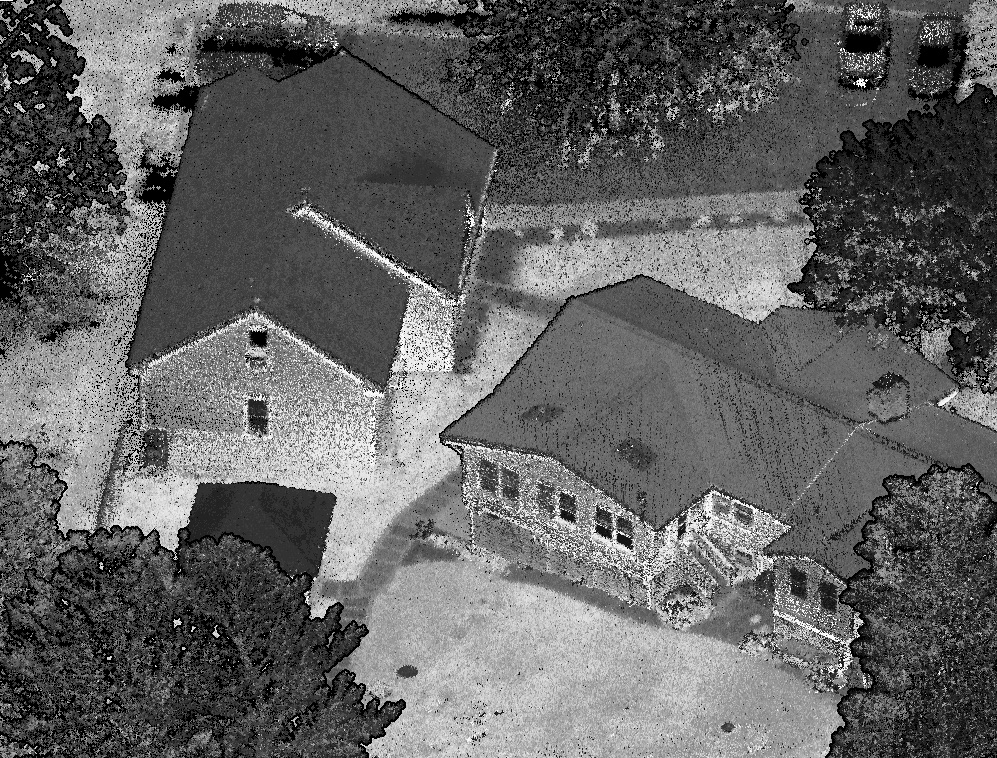 Figure 47. SLAM + Aerial Point Cloud.