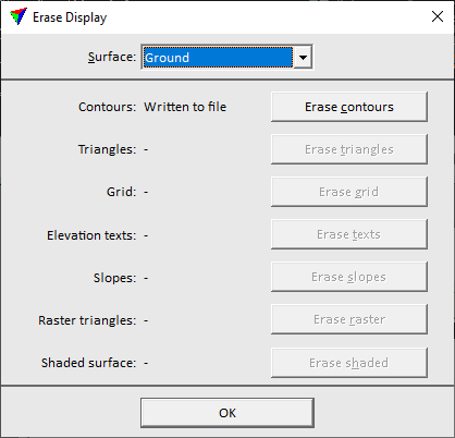 Figure 47. "Erase Display" window.