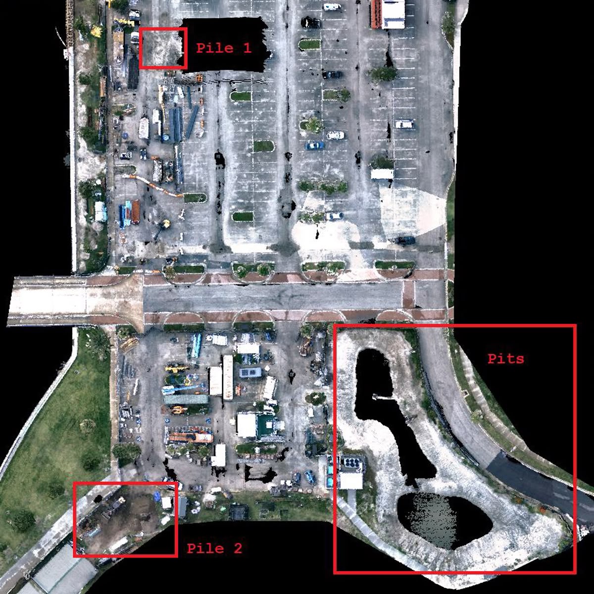 Figure 2. The Colorized Point Cloud of Jackie Robinson Ballpark (Construction Site).
