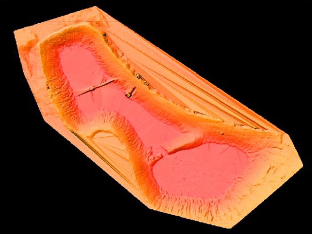 Figure 6. The DSM and DTM of Pits from a point cloud.